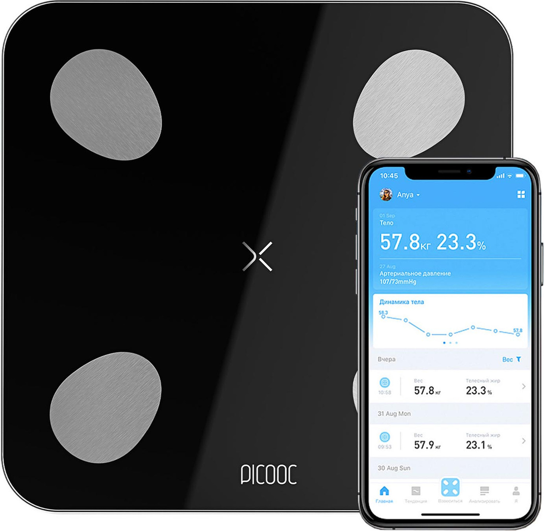 PICOOC Smart Digital Scales Mini PICOOC Mini Lite White, Scales