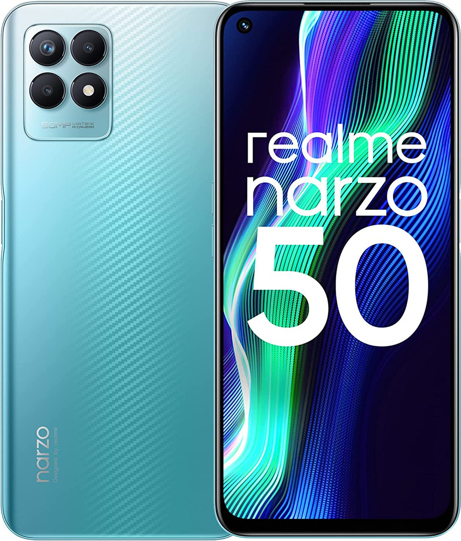 Смартфон Realme Narzo 50 6/128GB Голубой