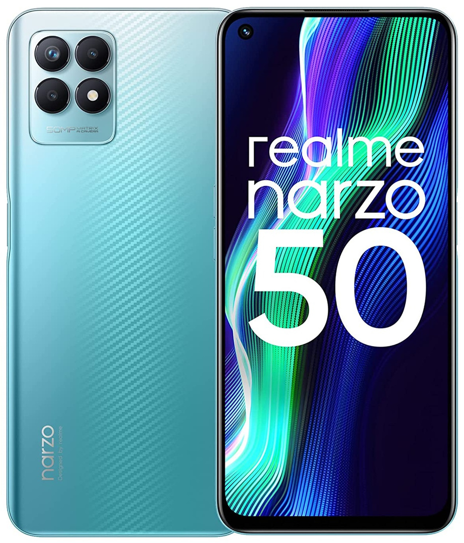 Смартфон Realme Narzo 50 6/128GB Голубой